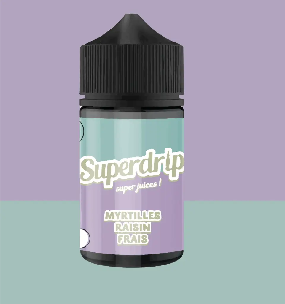 SUPERDRIP FV Myrtille Raisin frais 50ml